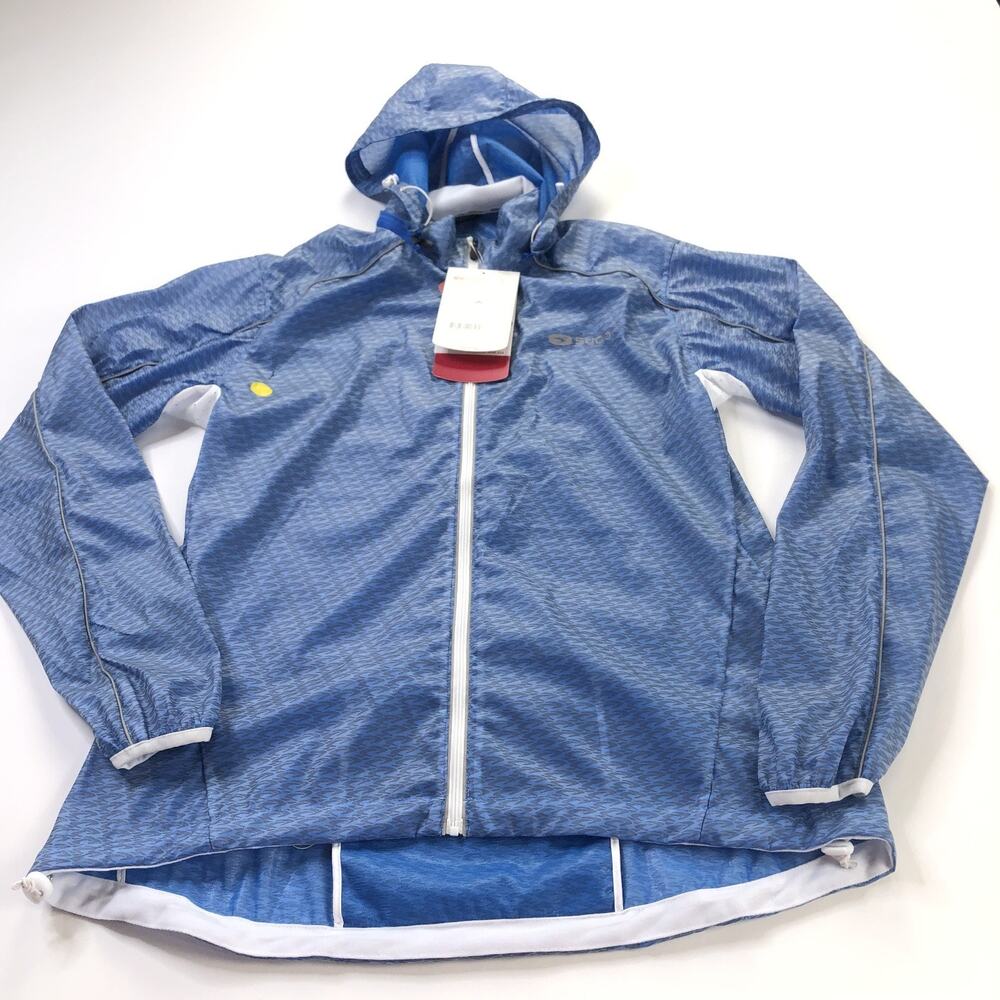 Sugoi Large NEW DEFECT Hydrolite Cycling Windbreaker Jacket Blue